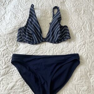 Athleta Navy Bikini Set